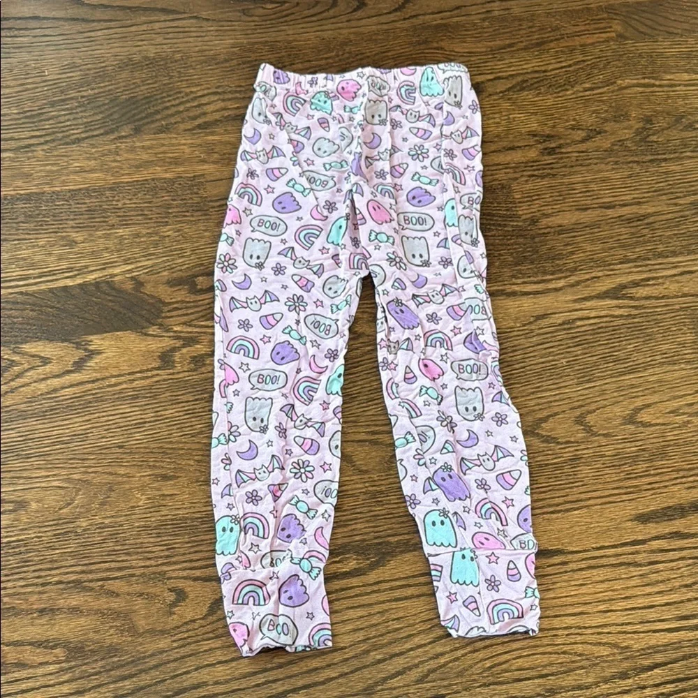 Pastel Ghost and Rainbow Bamboo Pajama Set